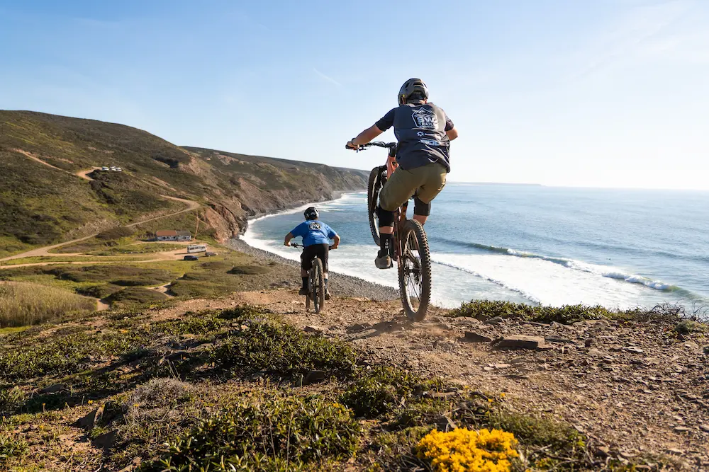 Mountain biking on the Coastal Explorer tour in the Algarve